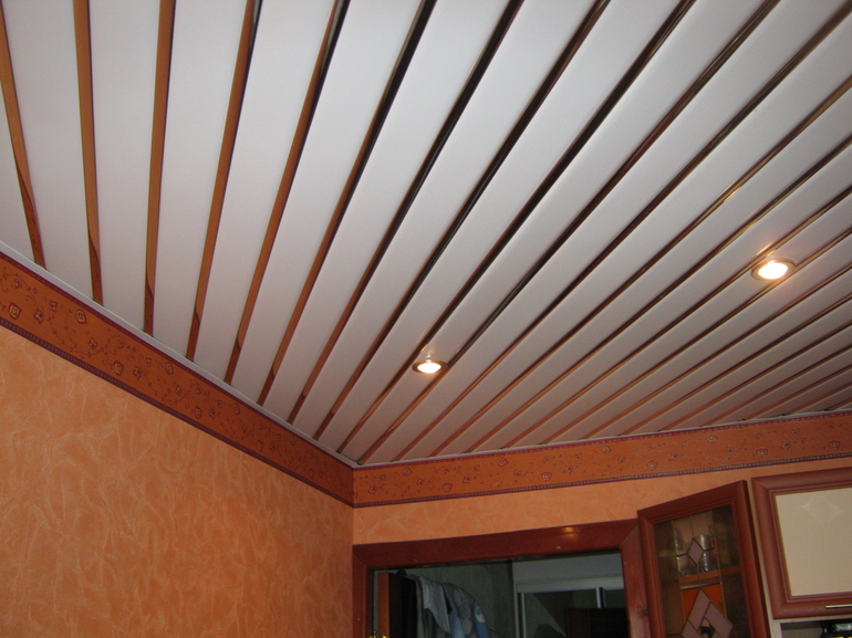 Plafond de panneau en plastique