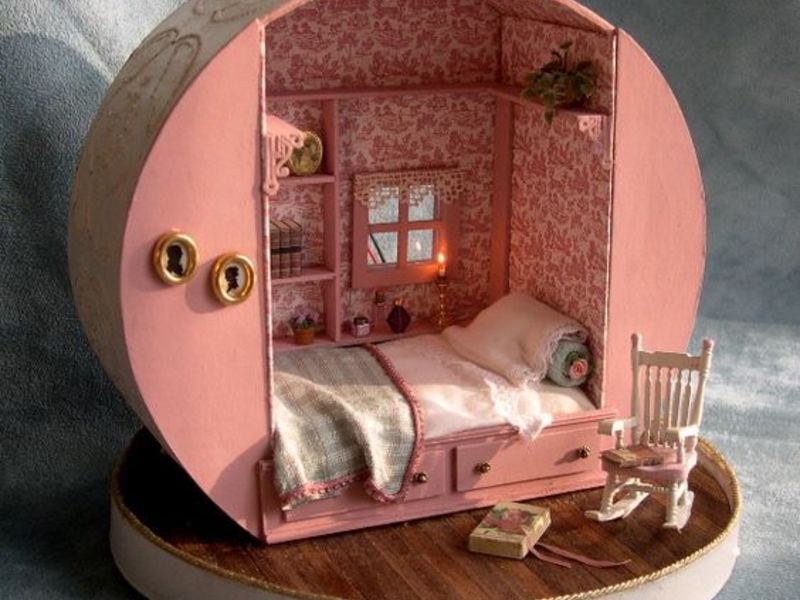 Lit de transport bricolage pour poupées