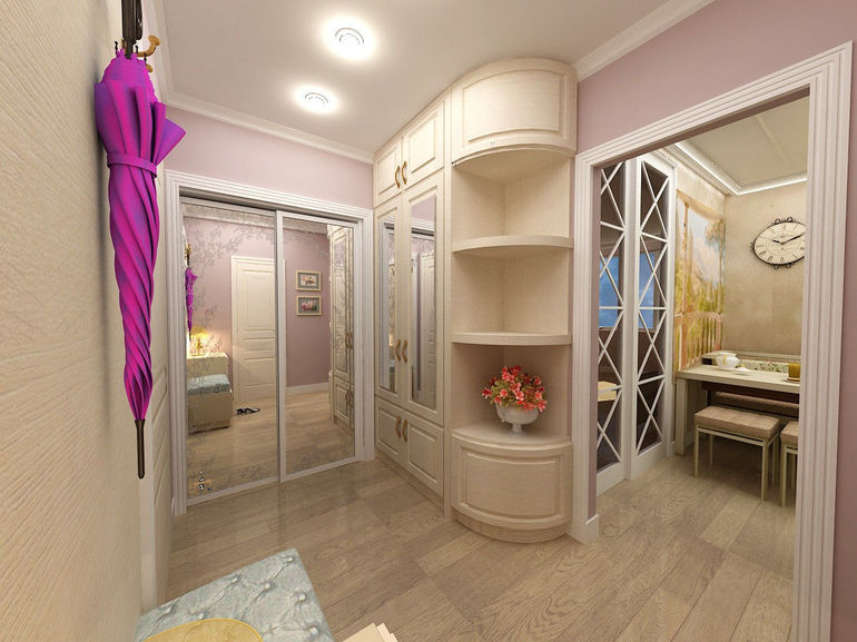 Réparation dans un petit couloir