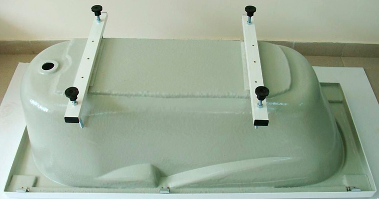 Installation sur une ossature métallique