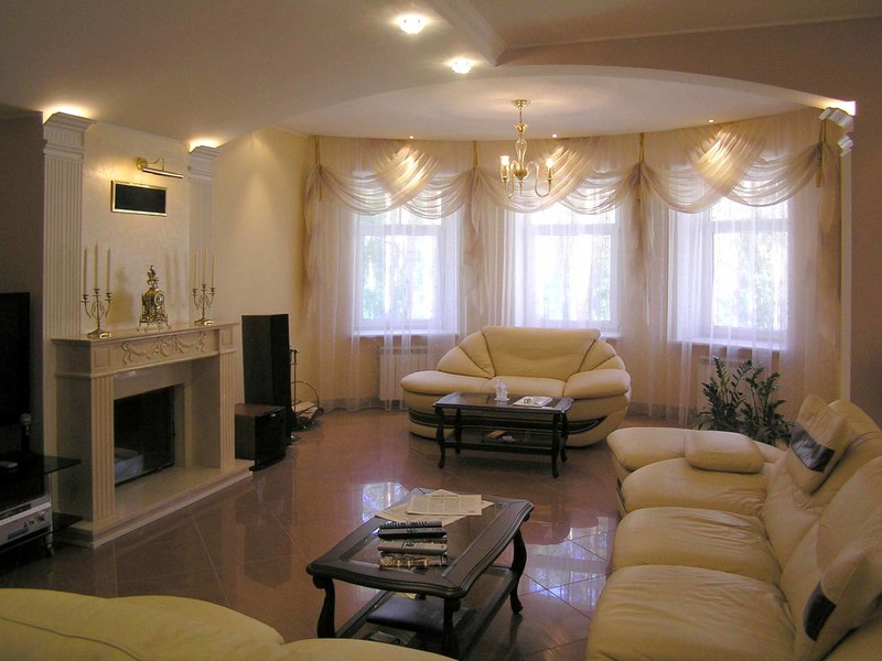 Plancher en vrac dans le salon