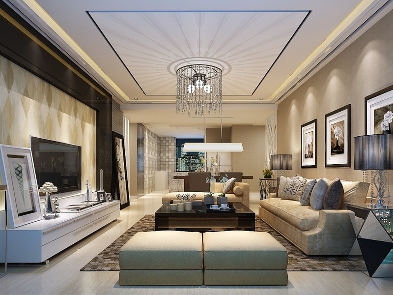 Peintures sur le mur du salon