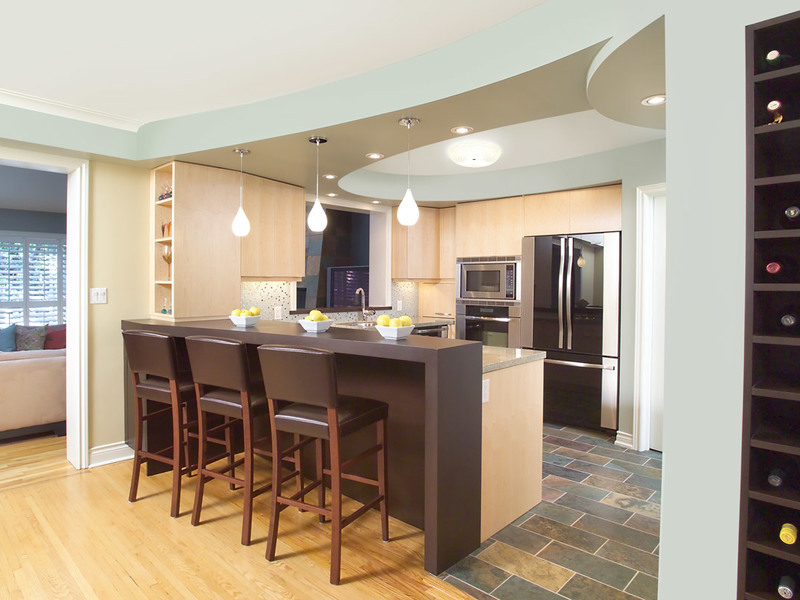 Meubles de cuisine marron