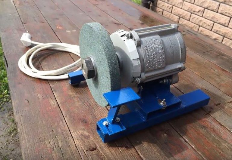 Affûté pour son propre garage