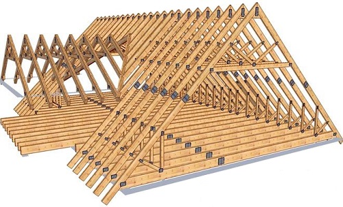 Système de chevrons suspendus Système de chevrons suspendus