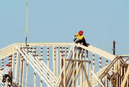 Construction de toit à pignons multiples Construction de toit à pignons multiples