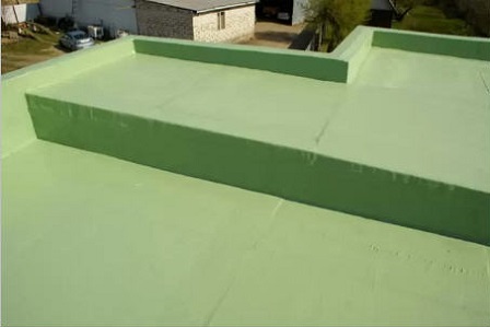 Toit recouvert d'un toit liquide Toit recouvert d'un toit liquide