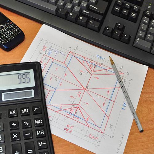 Calcul des matériaux de toiture Calcul des matériaux de toiture
