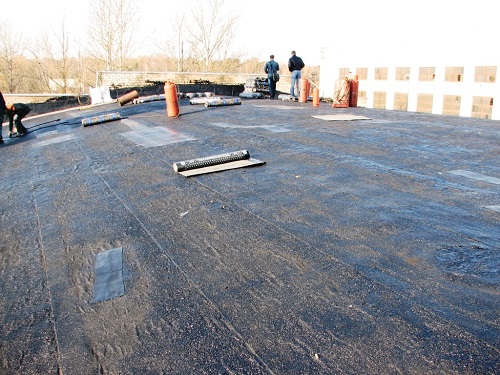 Base pour toiture en rouleau Base pour toiture en rouleau