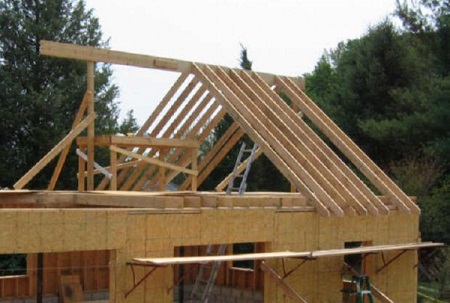 Installation de chevrons Installation de chevrons