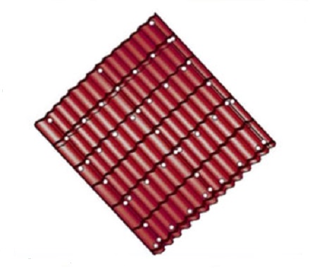 Fixation de carreaux métalliques avec vis autotaraudeuses Fixation de carreaux métalliques avec vis autotaraudeuses