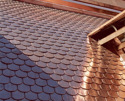 Tuile de cuivre Tuile de cuivre