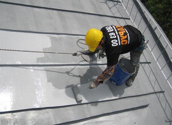 Peinture de toit galvanisée