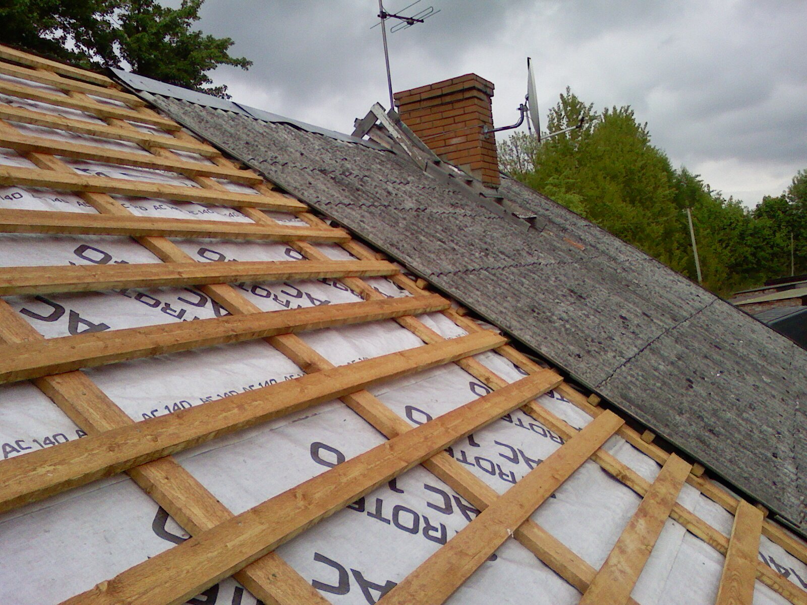 Tournage de toit souple