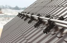 Porte-neige de toit en carton ondulé