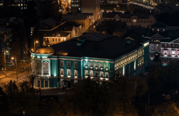 Vue depuis le clocher de la cathédrale du Christ Sauveur à Moscou
