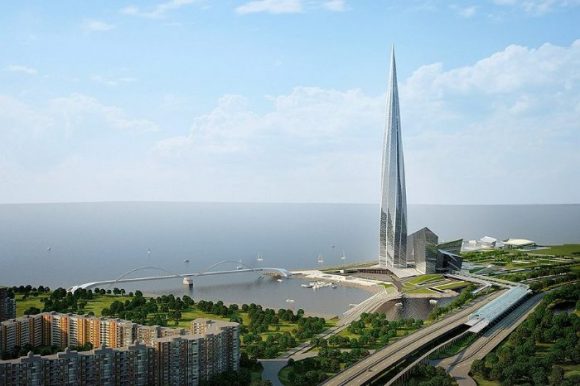 Centre Lakhta à Saint-Pétersbourg