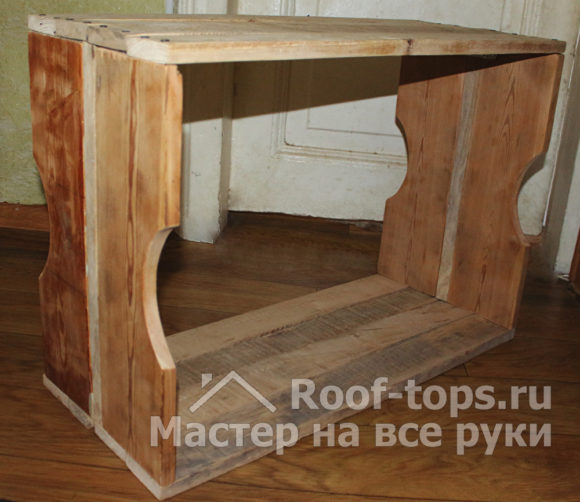 étagère à chaussures bricolage en bois