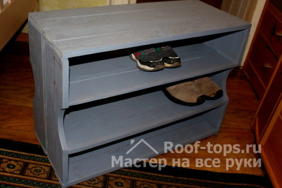 étagère à chaussures à faire soi-même