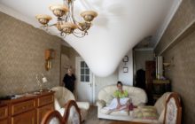 inondé le plafond suspendu