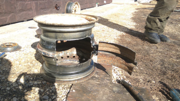 faire un poêle avec des disques