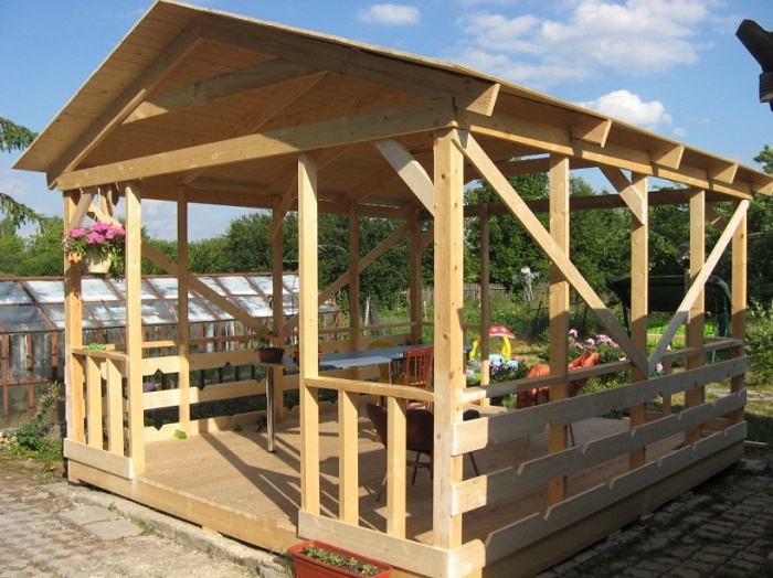 gazebo 3-en-4 à faire soi-même