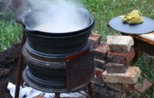 four à faire soi-même à partir de disques