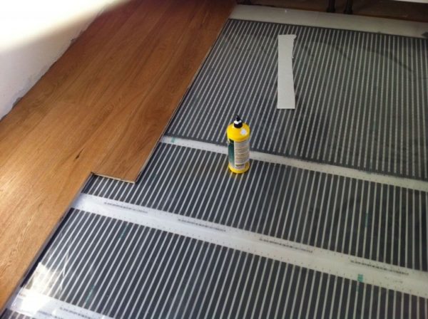 Parquet avec chauffage au sol