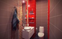 Secrets de l'intérieur d'une petite toilette