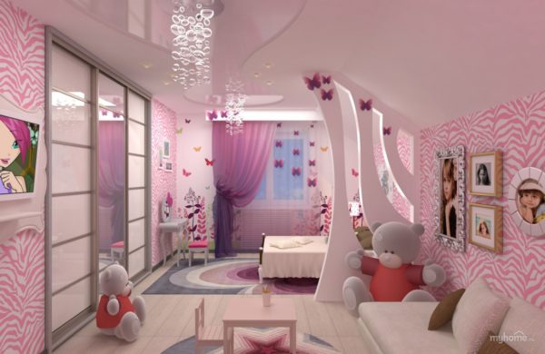 Chambre d'enfant pour une fille