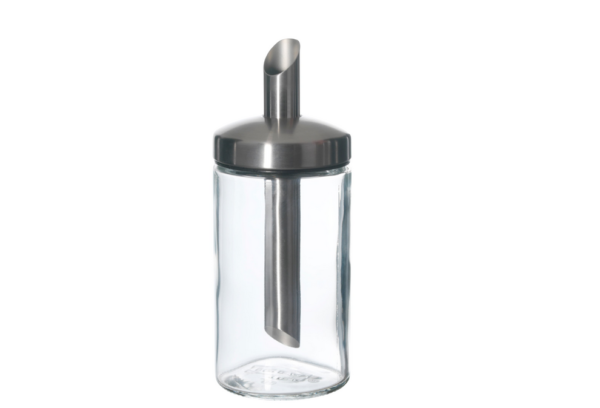 Distributeur de sucre DOLD, verre transparent, acier inoxydable, 15 cm - 199 rub