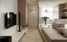 Conception d'un petit appartement d'une pièce