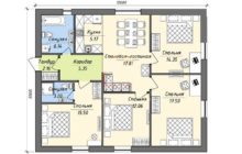 Maison à un étage 10 par 12 mètres